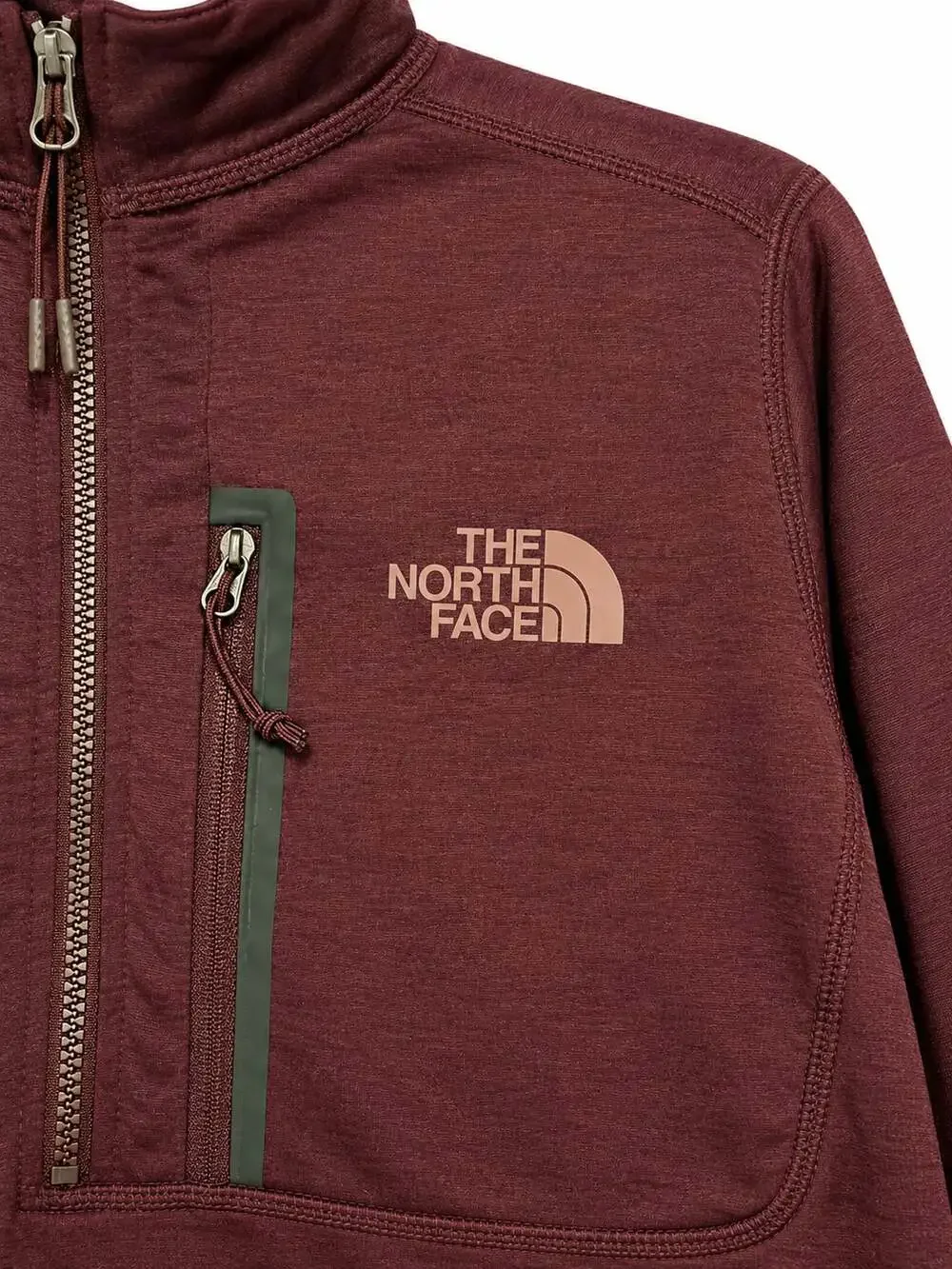 The North Face Men's Canyonlands 1/2 Zip Pullover Fleece Maroon Size L